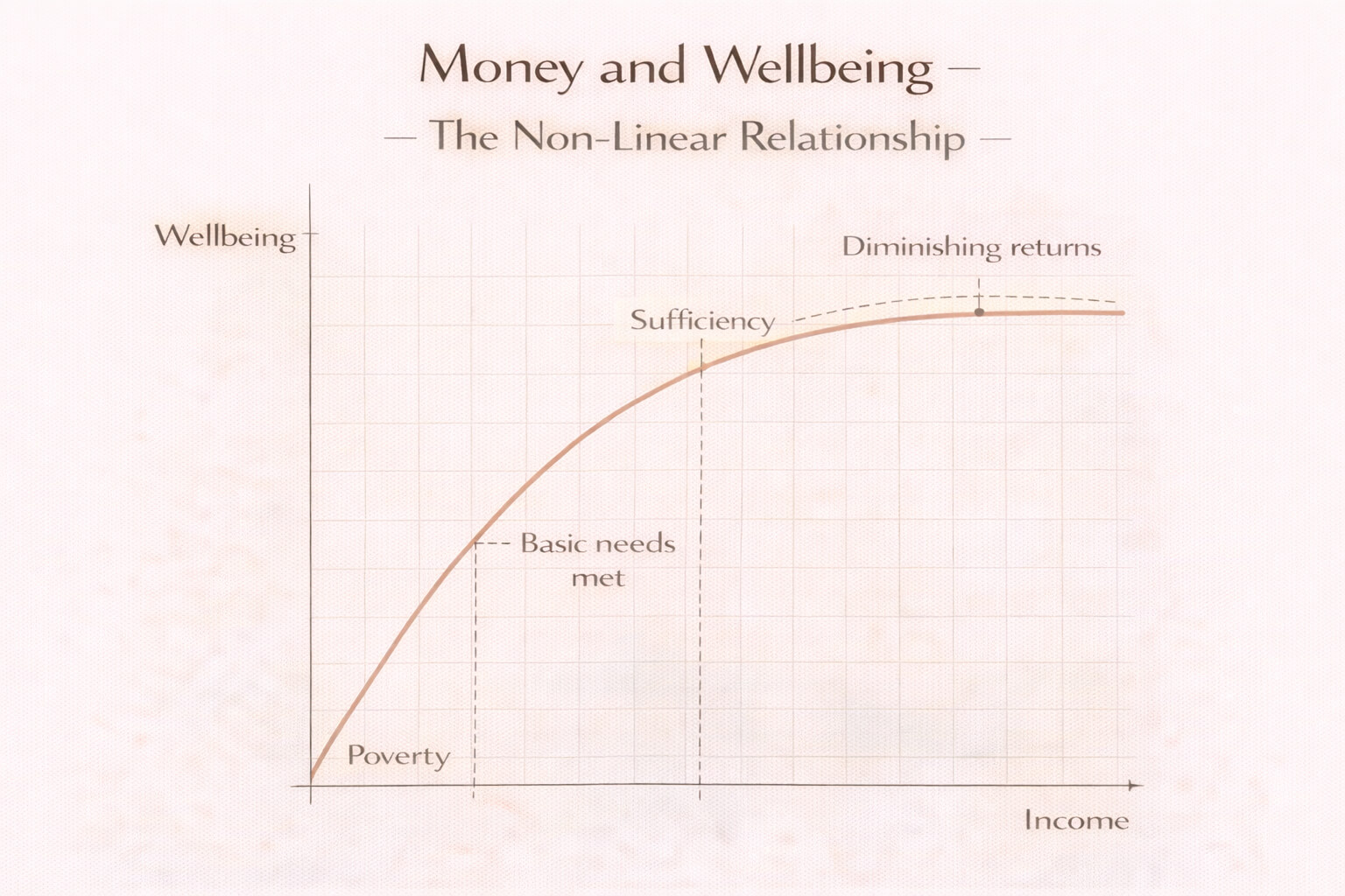 money and wellbeing - the non-linear relationship