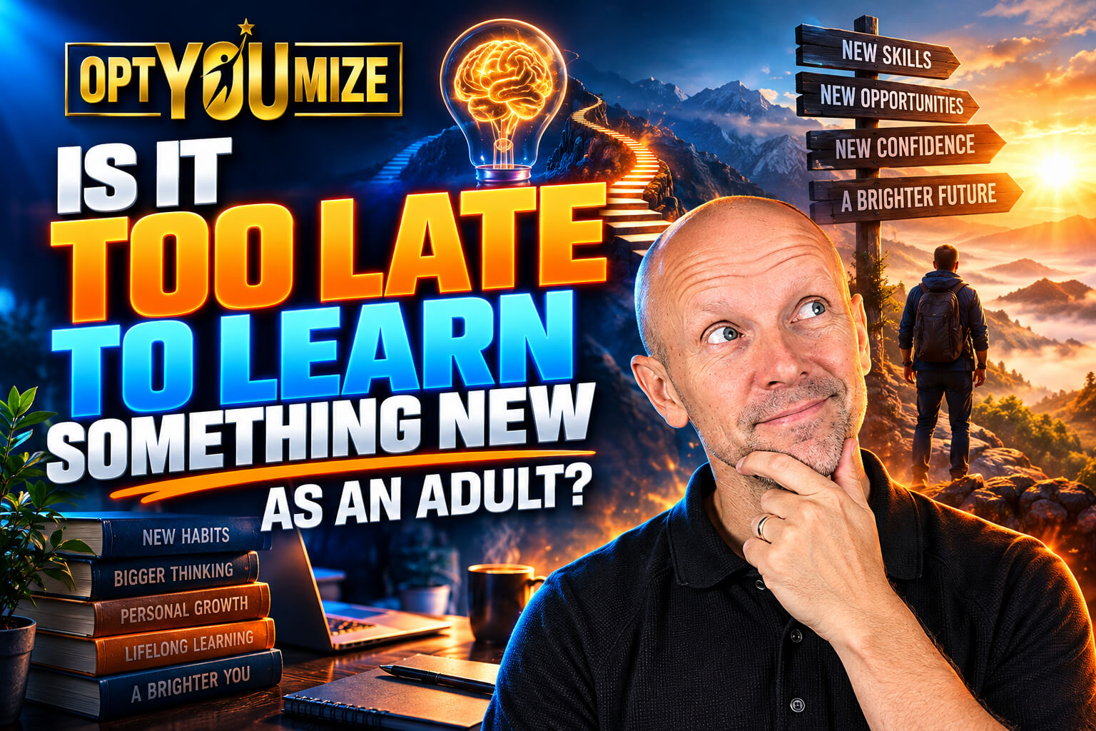 is it too late to learn as adult