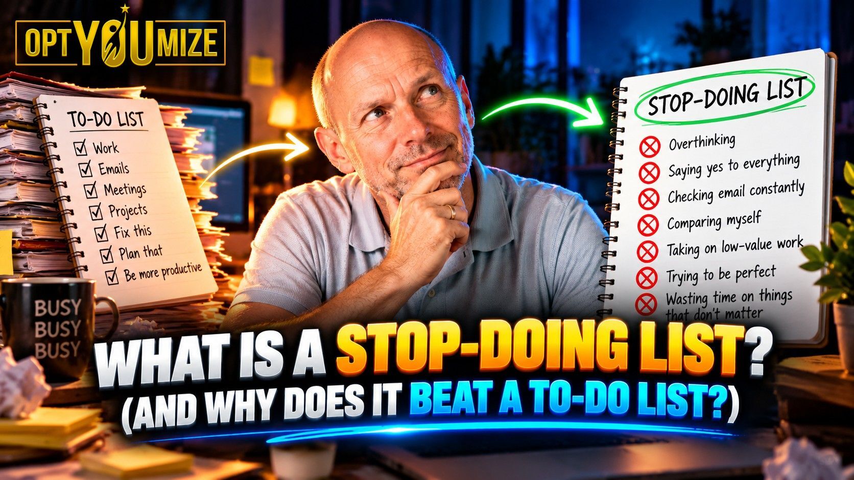 to-do chaos vs stop doing clarity