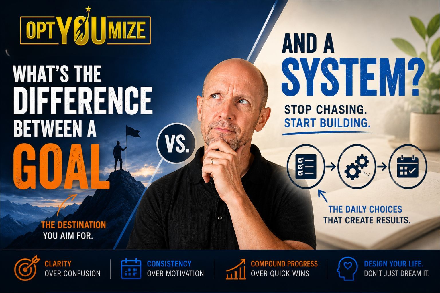 difference between goal vs system