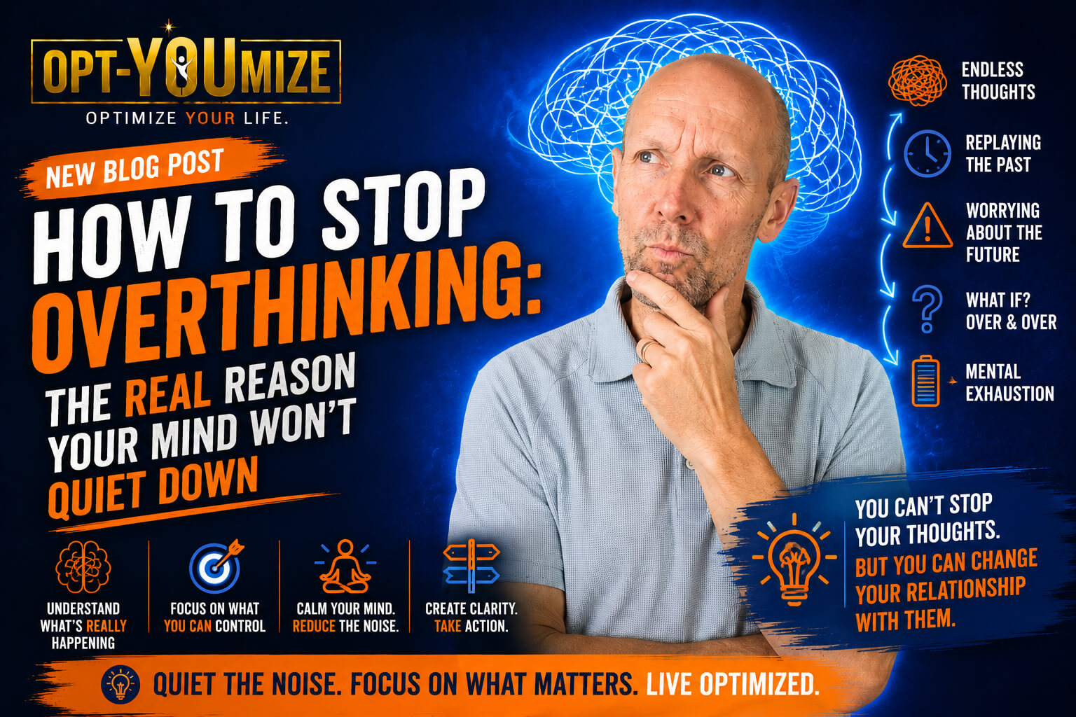 How to Stop Overthinking: The Real Reason Your Mind Won't Quiet Down