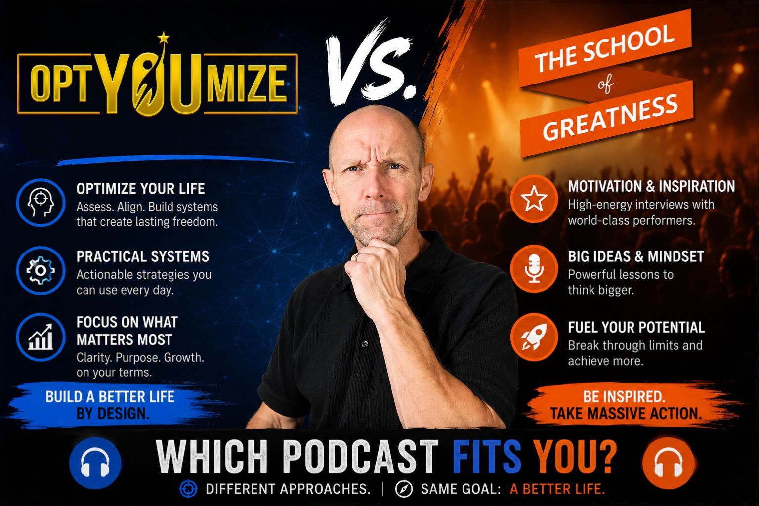 optyoumize vs school of greatness