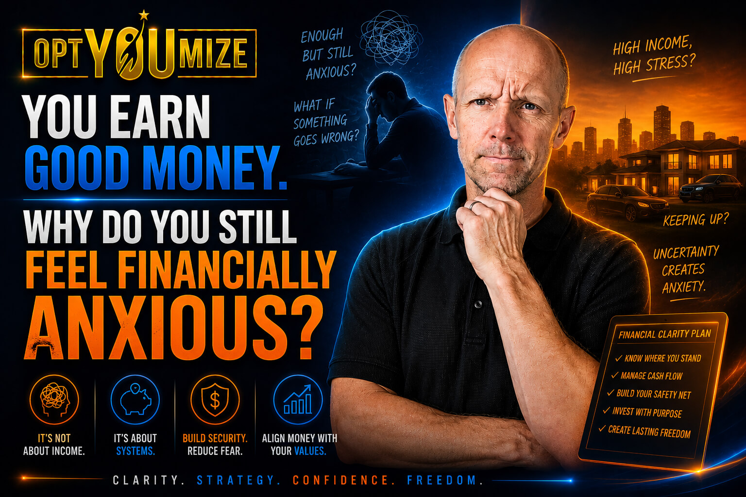 you earn good money why still anxious